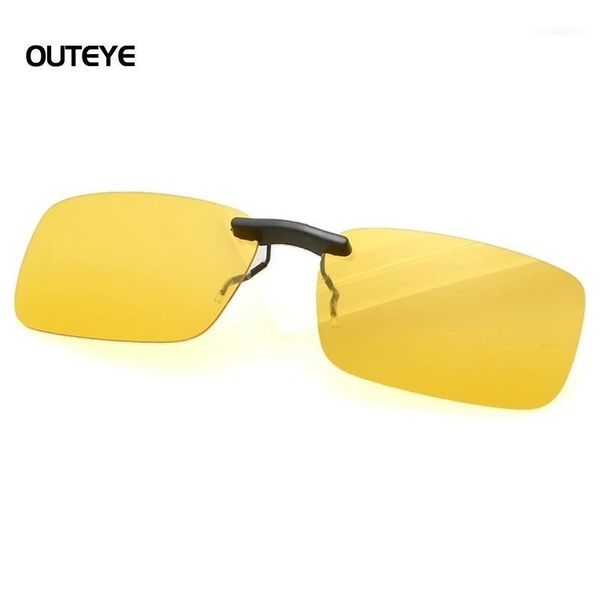 

sunglasses wholesale-outeye 2022 summer men women polarized clip on sun glasses driving night vision lens anti-uva anti-uvb w11, White;black