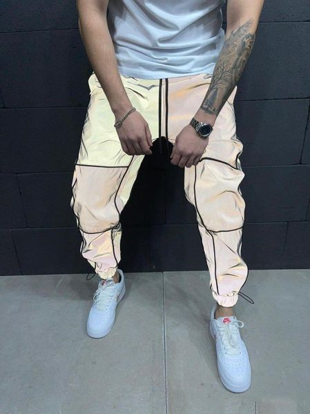 

men's pants premium reflector symmetry jogger sweatpants, Black