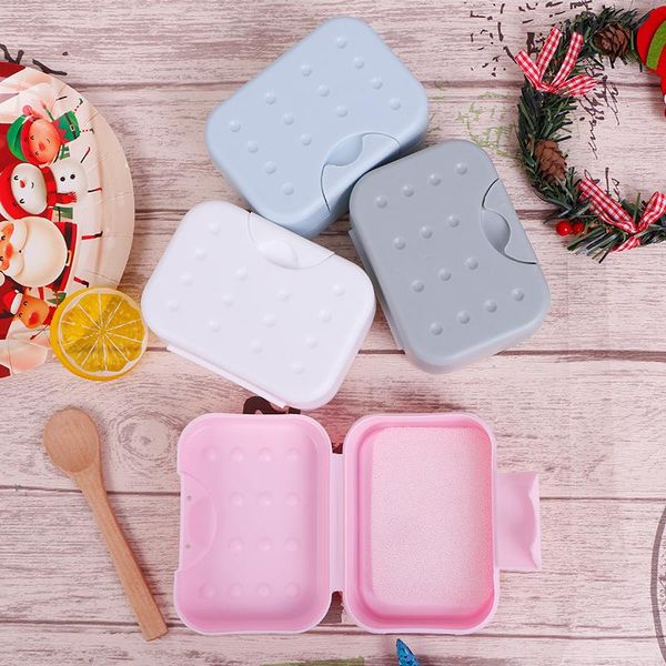 

bathroom soap dish portable plate case home shower travel hiking soap holder container box