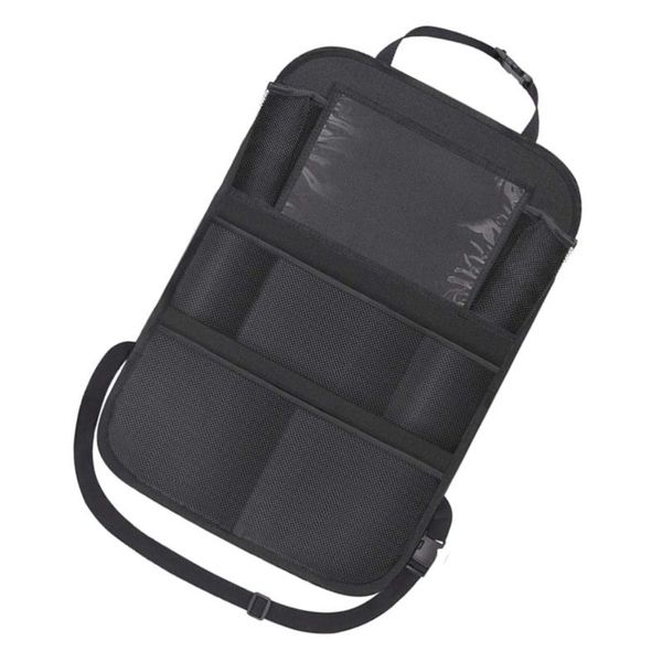 

car organizer seat back storage bag multi hanging net pocket trunk