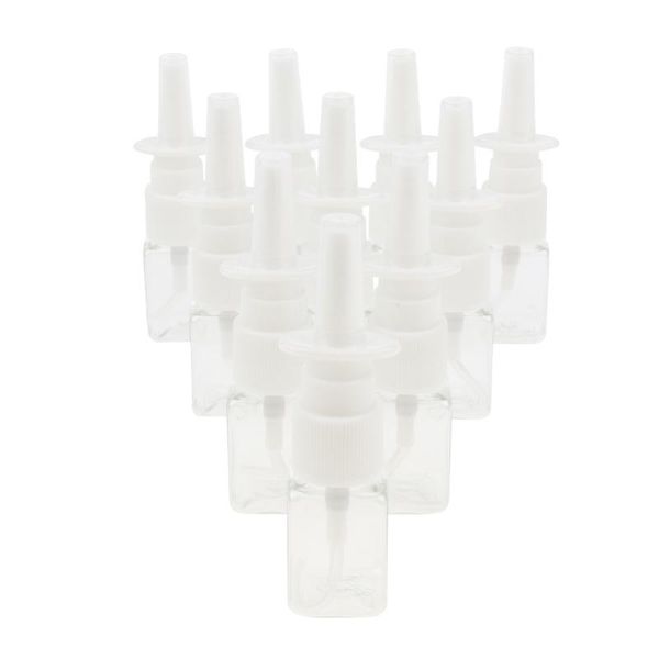 

storage bottles & jars 10pcs plastic empty refillable nasal spray makeup cosmetic perfume container holders for home travel trip - 10ml
