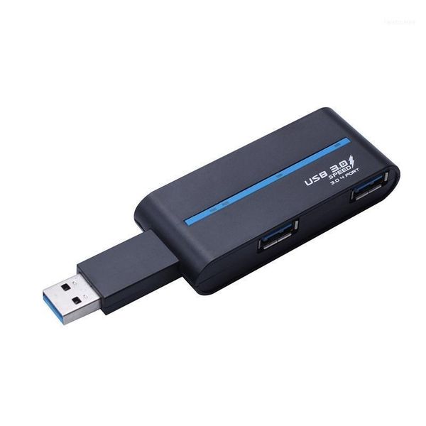

portable high speed 4 ports usb 3.0/2.0 external hub adapter for pc lap1