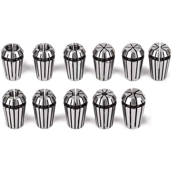 

hand & power tool accessories 11pcs er16 collet chuck set spring 1-10mm for cnc engraving machine milling lathe holder