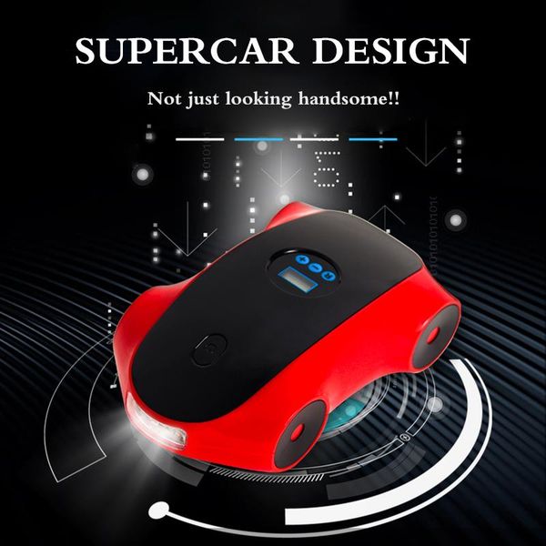

inflatable pump portable car 12v digital air compressor tire inflatortyre mini electric inflator tool