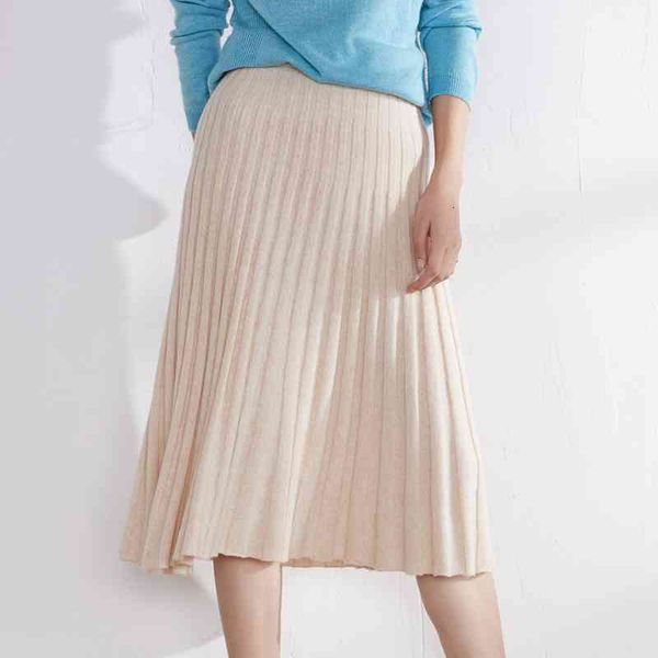 

women's shorts 100% pure wool pleated skirt ladies knitted color fashion high-end cashmere frseucag brand women's clothing produ 4, White;black