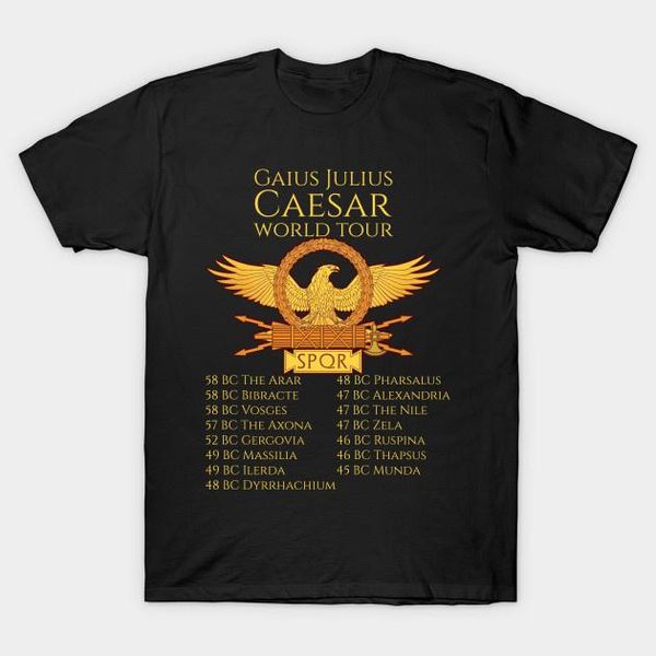 

men's dress shirts gaius julius car world tour, old empire t-shirt. summer lasting charm man t-shirt s-3xl, White;black