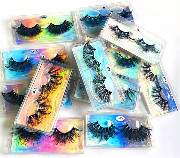 

new 25mm faux 3d mink eyelashes false eyelashes makeup eyelash extension 8d fake mink lashes thick long dramatic eye lashes cruelty free