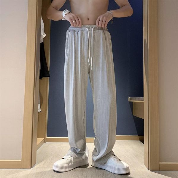 

men's pants autumn corduroy fashion black/gray casual men streetwear loose hip-hop straight trousers mens wide-leg