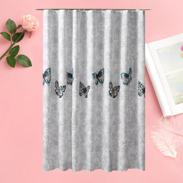 

printed shower curtain waterproof bath curtain thicken shower household bath