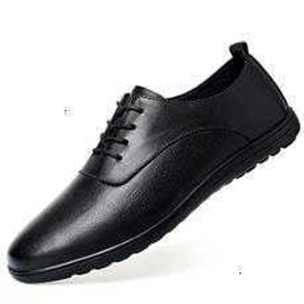 

tangzuo cx2088 small leather shoes, , 37-45, Black