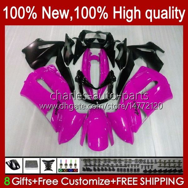 

fairing kit for kawasaki glossy pink new ninja 650r er 6f er 6 f er6f-650r 29hc.10 er6 f 650 r er6f 06 07 08 er-6f 2006 2007 2008 full body
