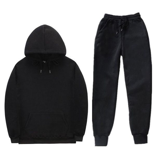 

men's tracksuits sweat capuche homme men women casual sporting sets chandals hombre streetwear hoodies multiple colour joggers, Gray