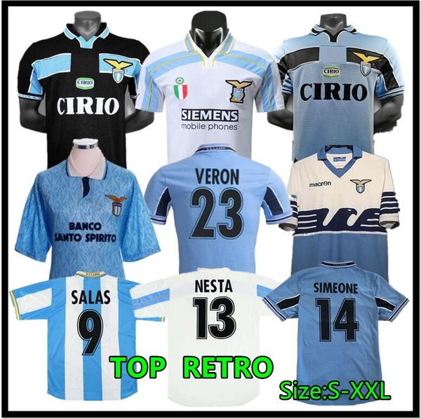 

lazio retro 1989 1990 1991 1992 1999 2000 2001 soccer jerseys nedved simeone salas gascoigne home away football shirt veron crespo nesta, Black;yellow