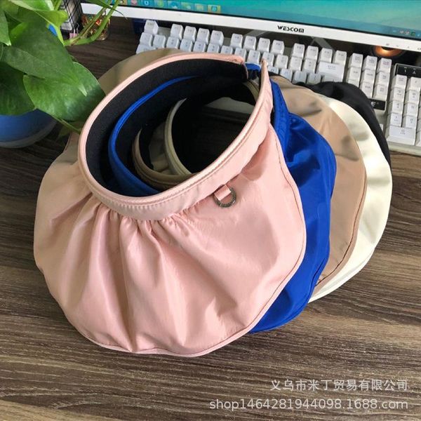 

christmas decorations collapsible anti-uv sun visor summer hats women feminino fashion visors cap hat headband 2021