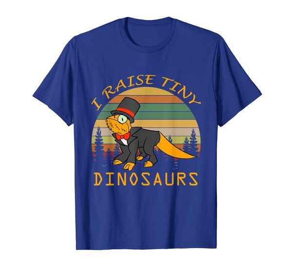 

vintage i raise tiny dinosaurs bearded dragon shirt, White;black
