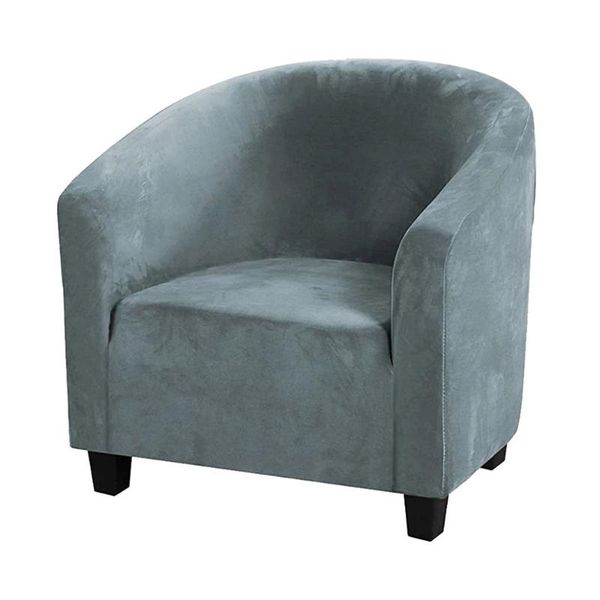 

chair covers pure color spandex sofa cover relaxing elastic single seat club living room armchair