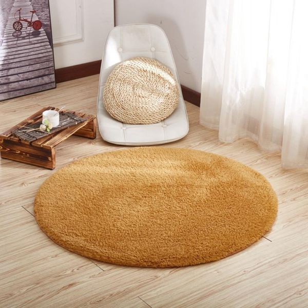 

round thicken fluffy lambswool carpet sofa bay window rugs living room bedside hanging plus pad porch doormat