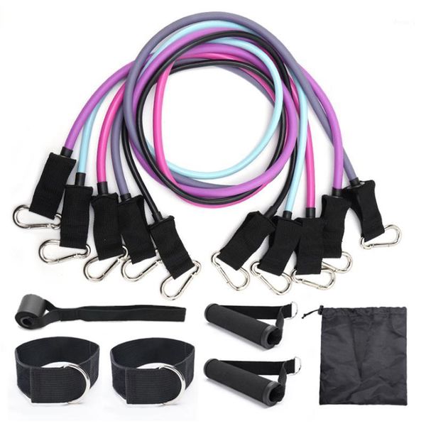

resistance bands 11pcs pull rope fitness latex strength gym equipment home elastic exercises bodybuilding workout bands1