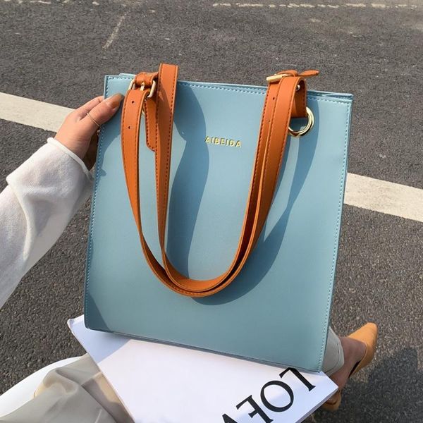

evening bags ladies handbags women fashion bag designer tote pu leather shoulder handle female sac a main 2021