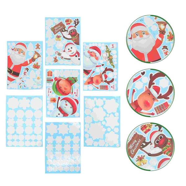 

wall stickers 5 pcs christmas sticker decals window removable