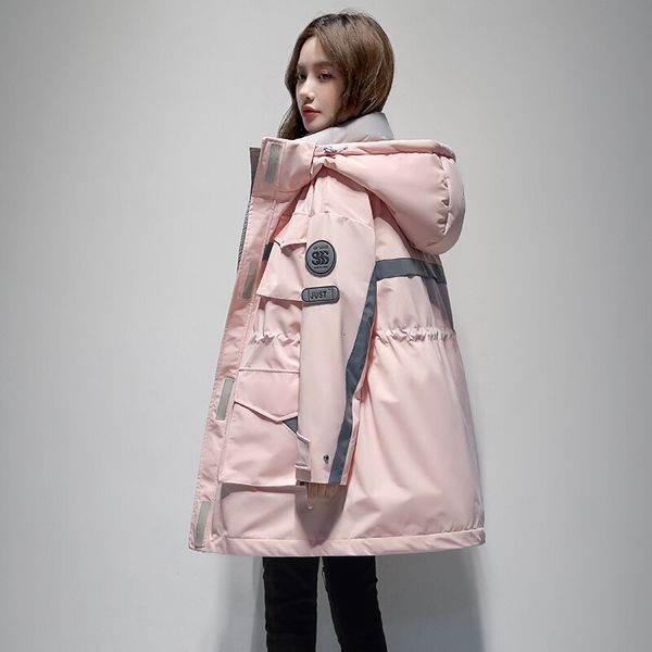 

medium and long winter 21 drs korean white duck down et women's, Black