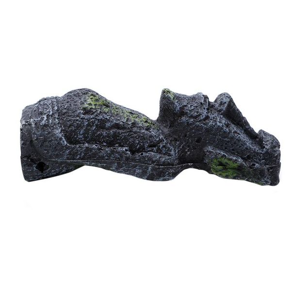 

decorations easter island mini statue accessory pipe fish tank aquarium decoration ornament q9qf