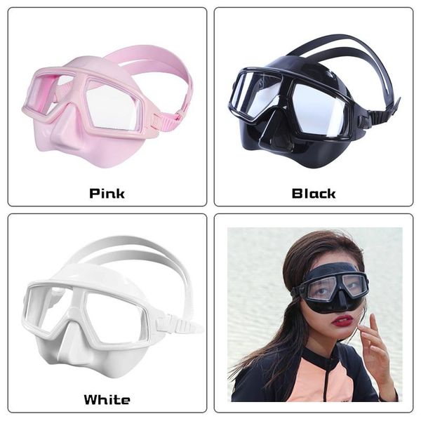 

half face light weight low volume diving goggles anti-fog iving mask