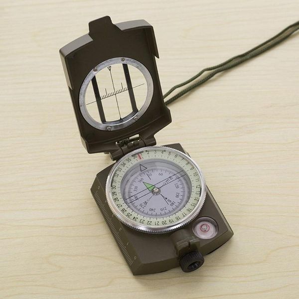 

outdoor gadgets luminous metal compass high precision k4580 magnetic waterproof hand held professional for hunting camping