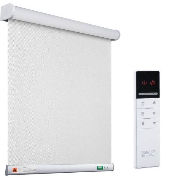 

blinds electric projection screen plug in or charging motor customized size for house office google home alexa compatible via broadlink