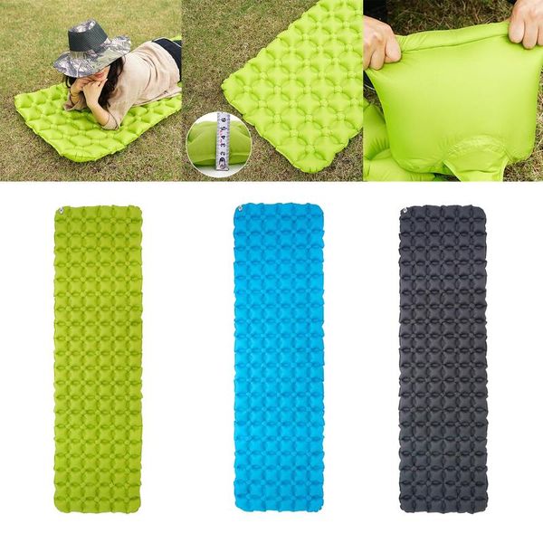 

waterproof inflatable sleeping pad portable air mat folding roll up mattress