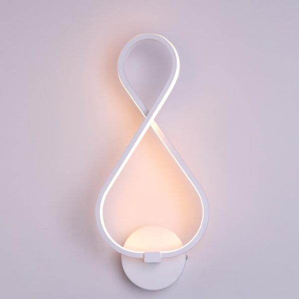 

modern minimalist wall lamps living room bedroom bedside 16wac110v-240v remote control led sconce lamp aisle lighting decoration
