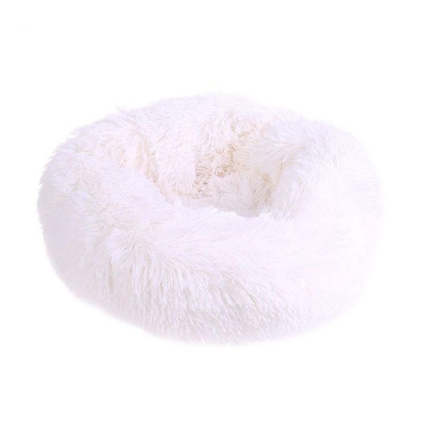 

pet dog cat bed kennel round lounger sofa nest soft plush pads sleeping cushion