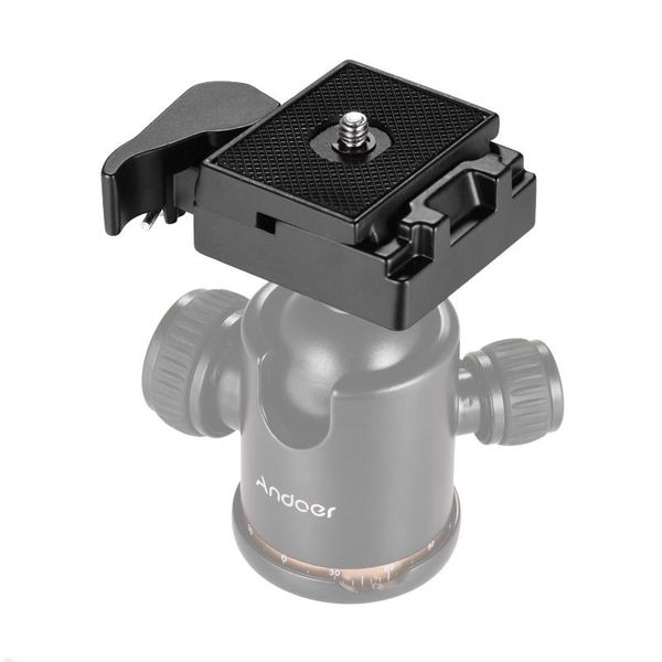 

quick release plate qr plate adapter with 1/4 inches screw 1/4 inch-3/8 inch screw for dslr camera tripod head max. load 3kg