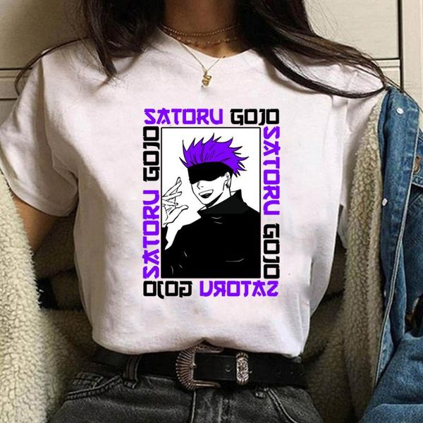 

men's t-shirts anime t-shirt jujutsu kaisen men women summer cute tee for, White;black