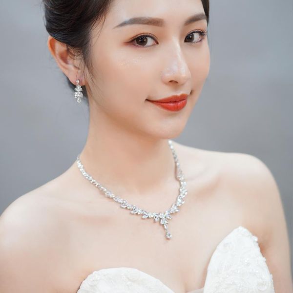 

earrings & necklace cwwzircons 4pcs brilliant cubic zircon ring and bracelet wedding bridal jewelry sets dress accessories t344, Silver