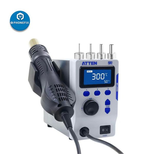 

power tool sets atten wx-2008d intelligent air gun soldering station for bga rework welding iron pcb ic desoldering detection