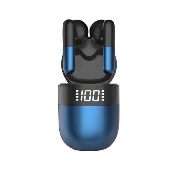 

wireless earbuds bluetooth 5.0 headphones with charging case j28 in ear digital display tws wireless headset dropship+retail box