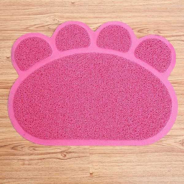 

cat beds & furniture pet print pad puppy feeding mat pvc bed dish bowl placemat anti-skid waterproof water feed