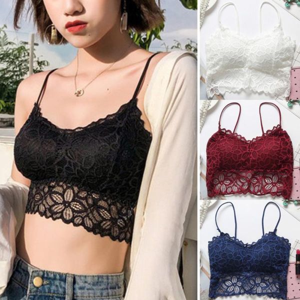 

bras women cross hollow seamless lace sling underwear breathable backless gd, Red;black