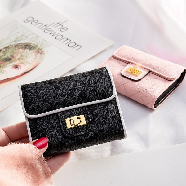 

designer bags wallet real pickup caviar grain cowhide lingge multi card holder set organ mini wallet luxury, Brown;gray