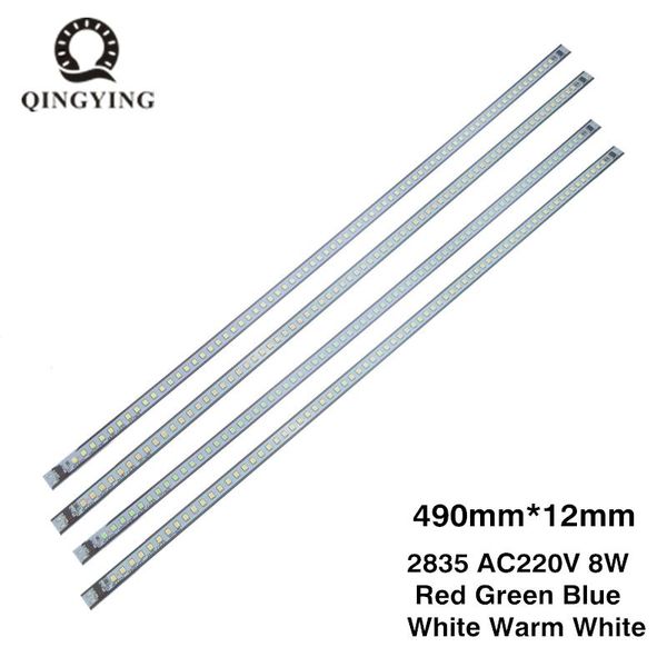 

bulbs 5-50pcs led bar light ac220v 8w 49cm 72leds high brightness smd 2835 rigid strip model energy saving fluorescent tubes