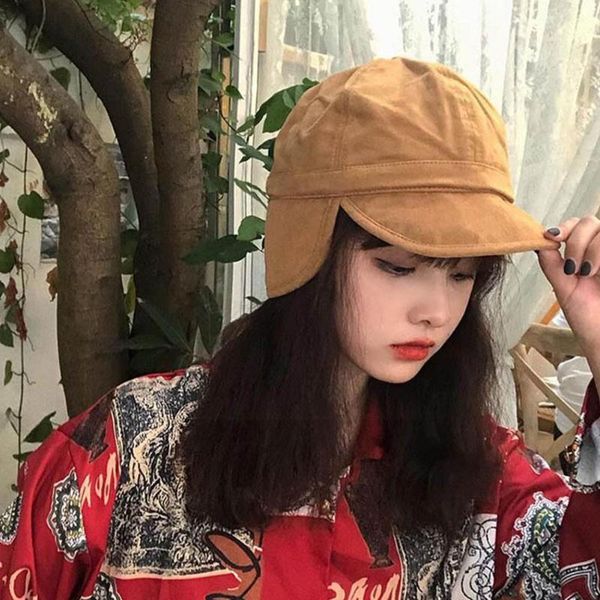 

beanies plush cap duck tongue baseball women thickened cold ski tide flying cycling and warmth protection hat a5e1