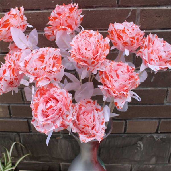 

decorative flowers & wreaths simulation rose wedding reuse party decor home garden diy plastic flower mother's day teachers' gift