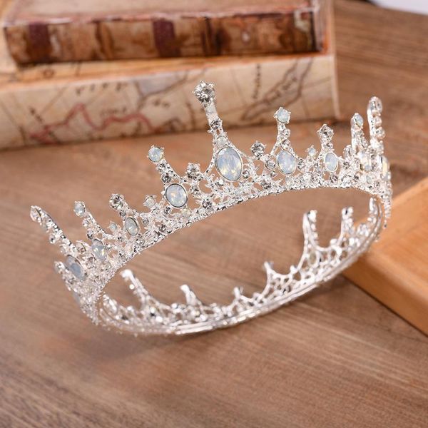 

hair clips & barrettes vintage baroque headbands crystal tiaras crowns bride headpieces bridal wedding party jewelry for women, Golden;silver