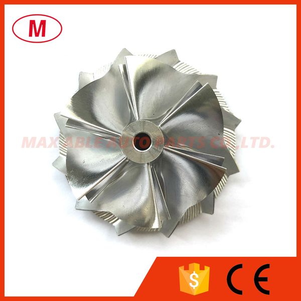 

kp39 41.00/50.96mm 6+6 blades reverse performance turbocharger turbo billet compressor wheel/aluminum 2618/milling wheel for cartridge/chra/
