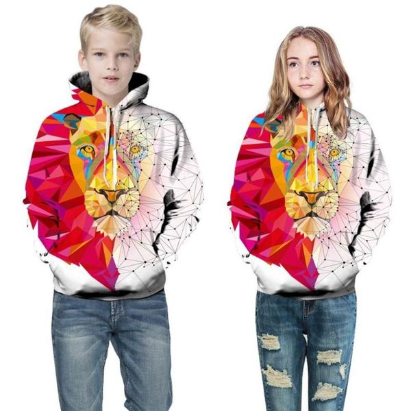 

men's hoodies & sweatshirts kids jacket autumn and winter 3d digital printing children's hooded sweater sports baseball uniform, Black