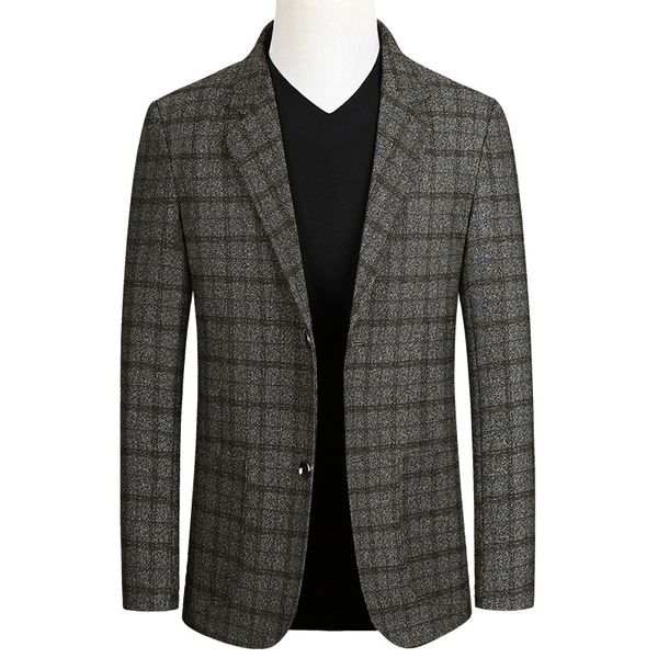 

2021 new spring autumn blazer fashion slim jacket men business casual clothing men's suit male m-3xl i9xx, White;black
