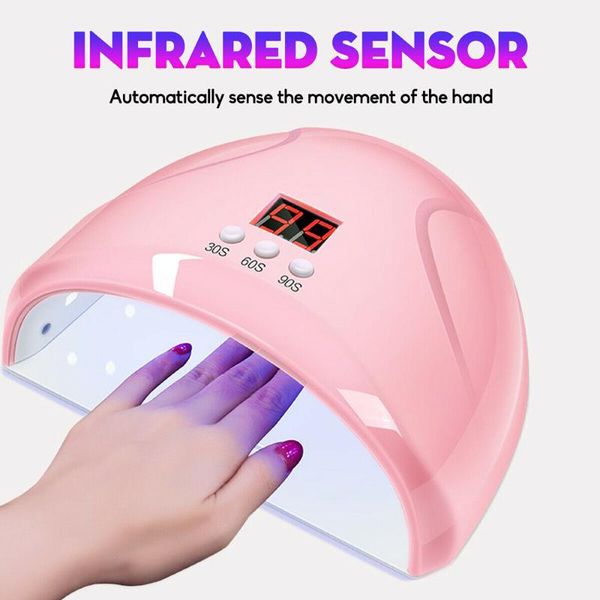 

nail dryers 36 w uv led professional salon lamp dryer 12 leds quick drying gel polish manicure pedicure