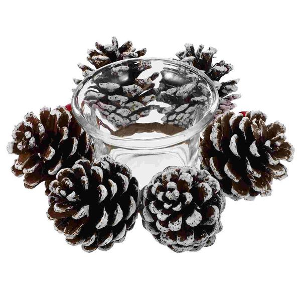 

candle holders 1 set of creative xmas candleholder adorable wreath decoration