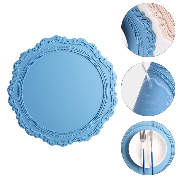 

mats & pads 1pc home restaurant dinner heat insulation placemat plate bowl mat